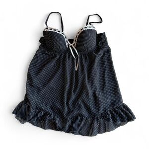 Apt. 9 Black Chemise with White Accents